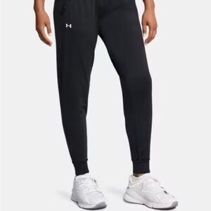 Under Armour Black Track Pants with Elastic Waistband
